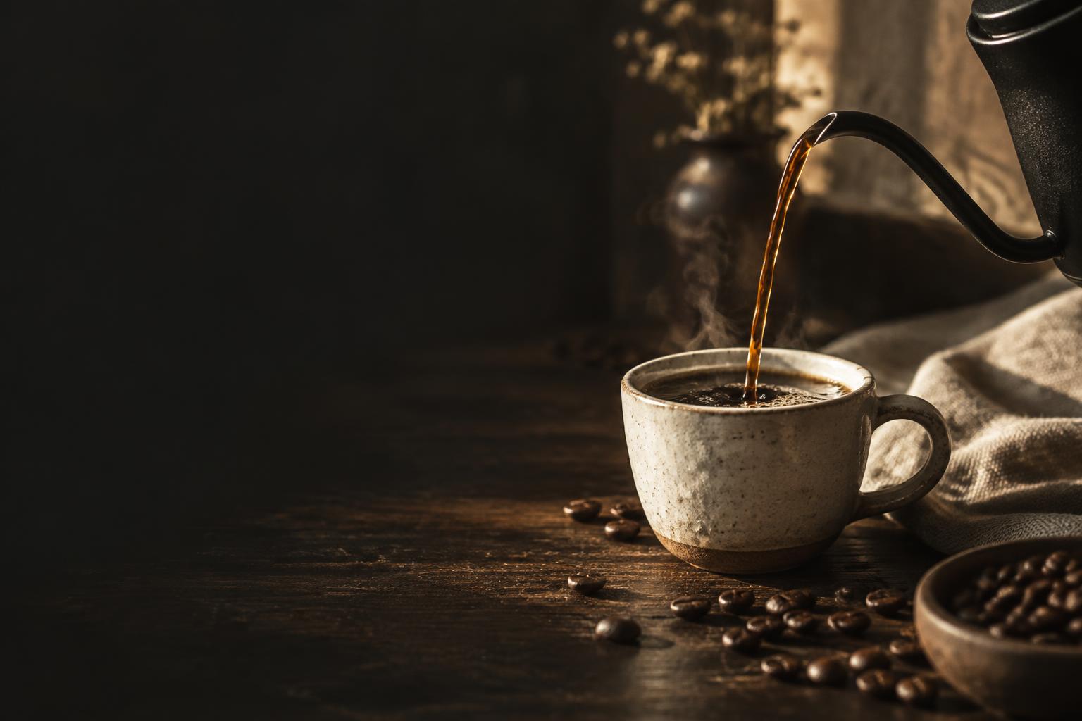 Coffee making detail